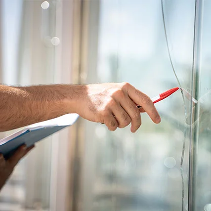 broken glass repair in Pinellas Park, FL